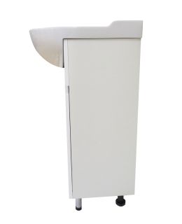 Напольная тумба под раковину Misty Амур 70см белый